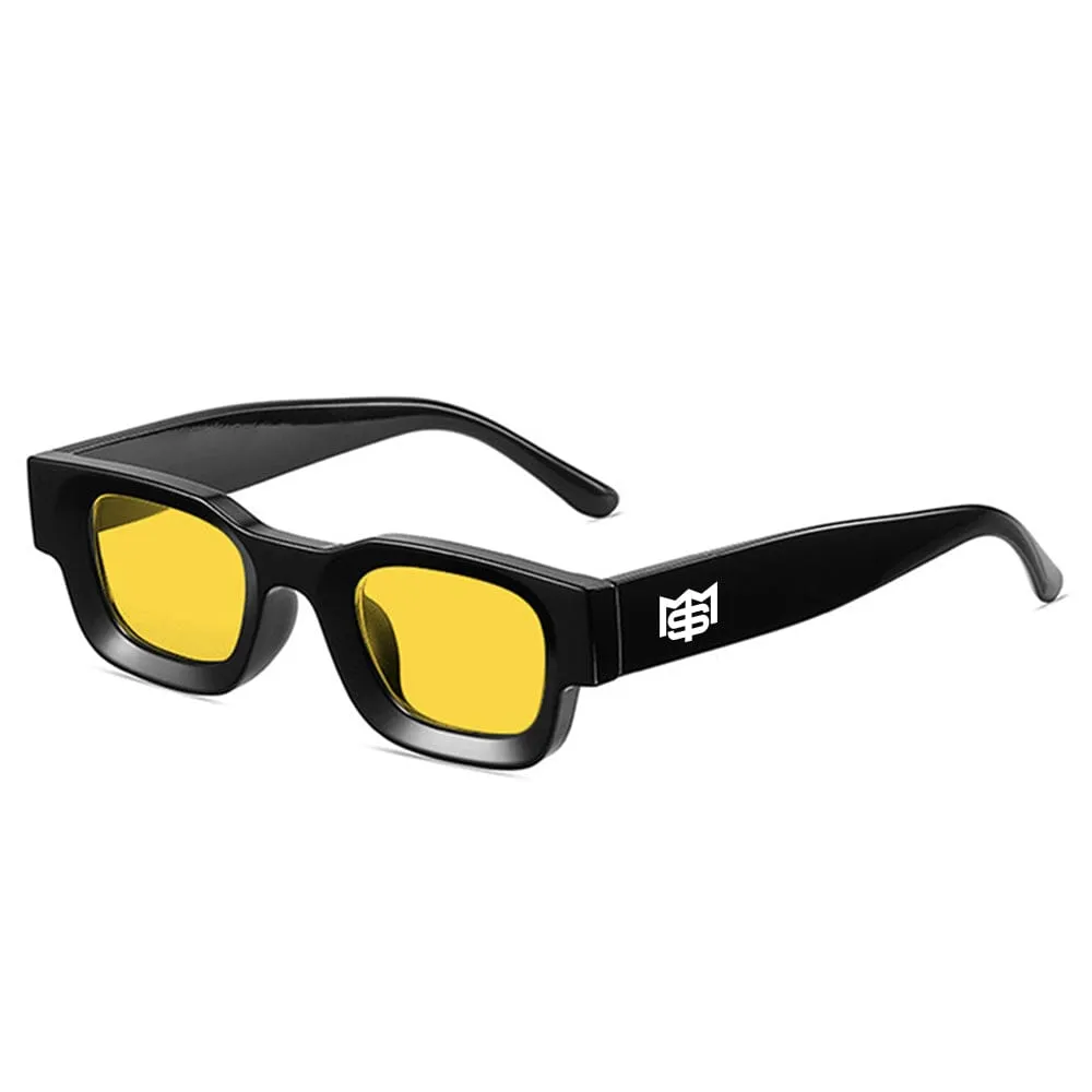 Pressure - Black & Yellow Sunglasses