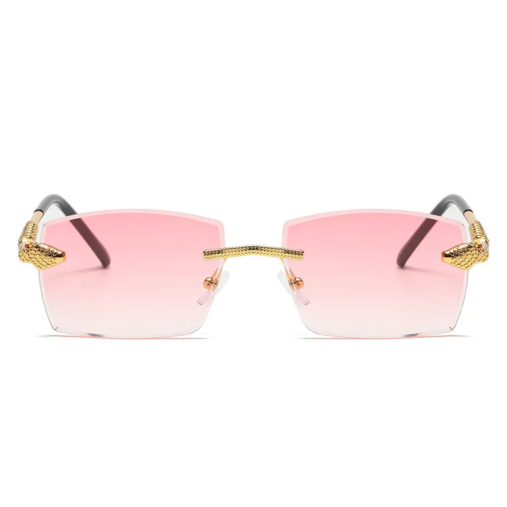 Python Arc - Gold & Pink Sunglasses