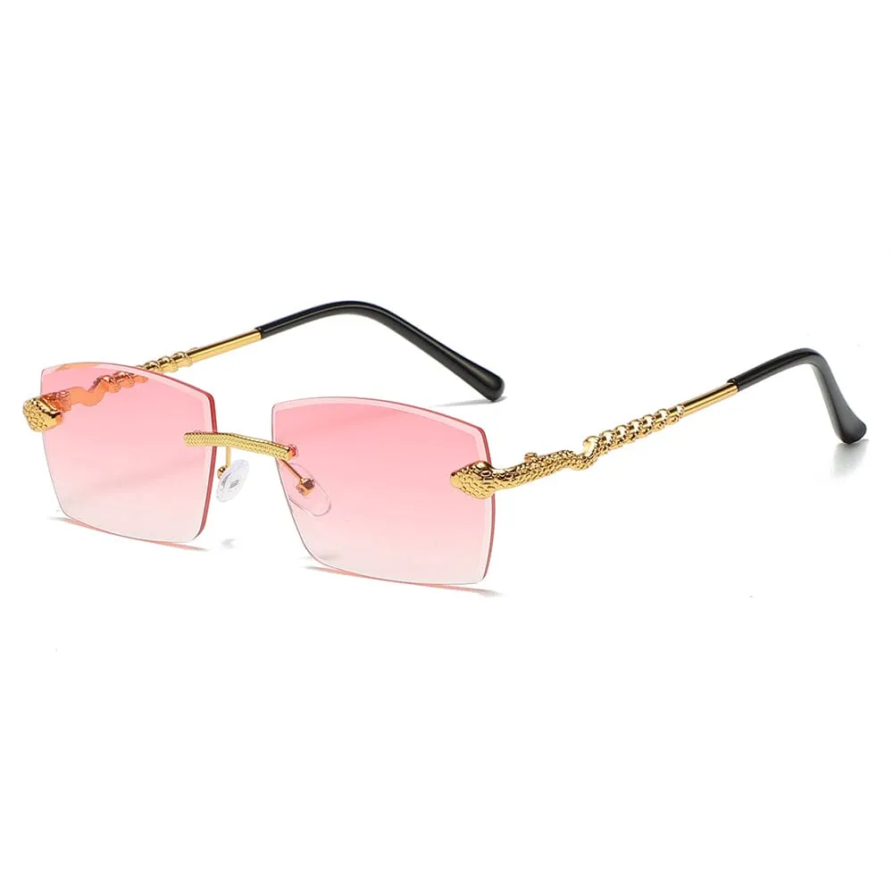 Python Arc - Gold & Pink Sunglasses