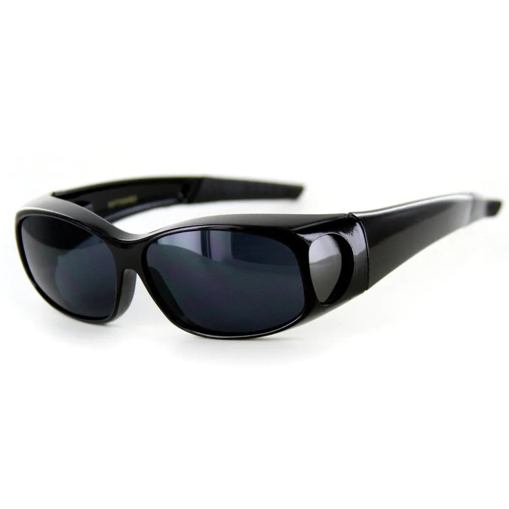 "Hideaways Small" Over-Prescription Sunglasses w/ Super Dark Lens