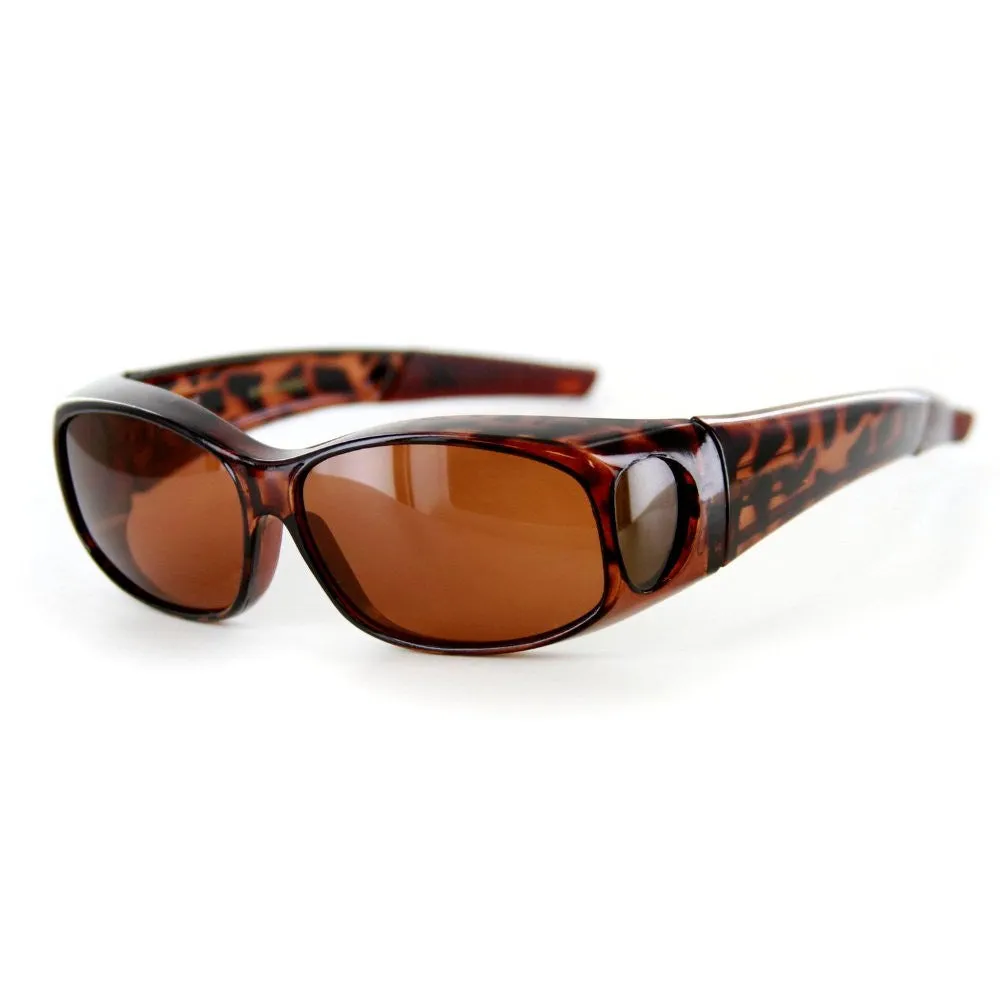 "Hideaways Small" Over-Prescription Sunglasses w/ Super Dark Lens