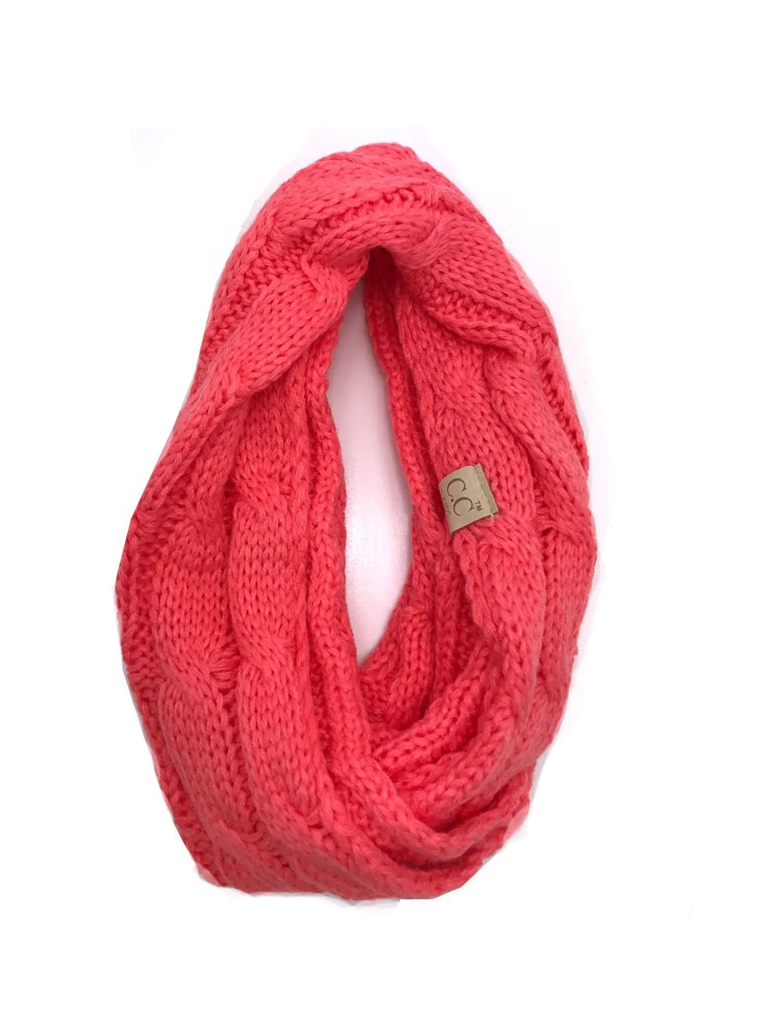 SF-800-KIDS CORAL INFINITY SCARF