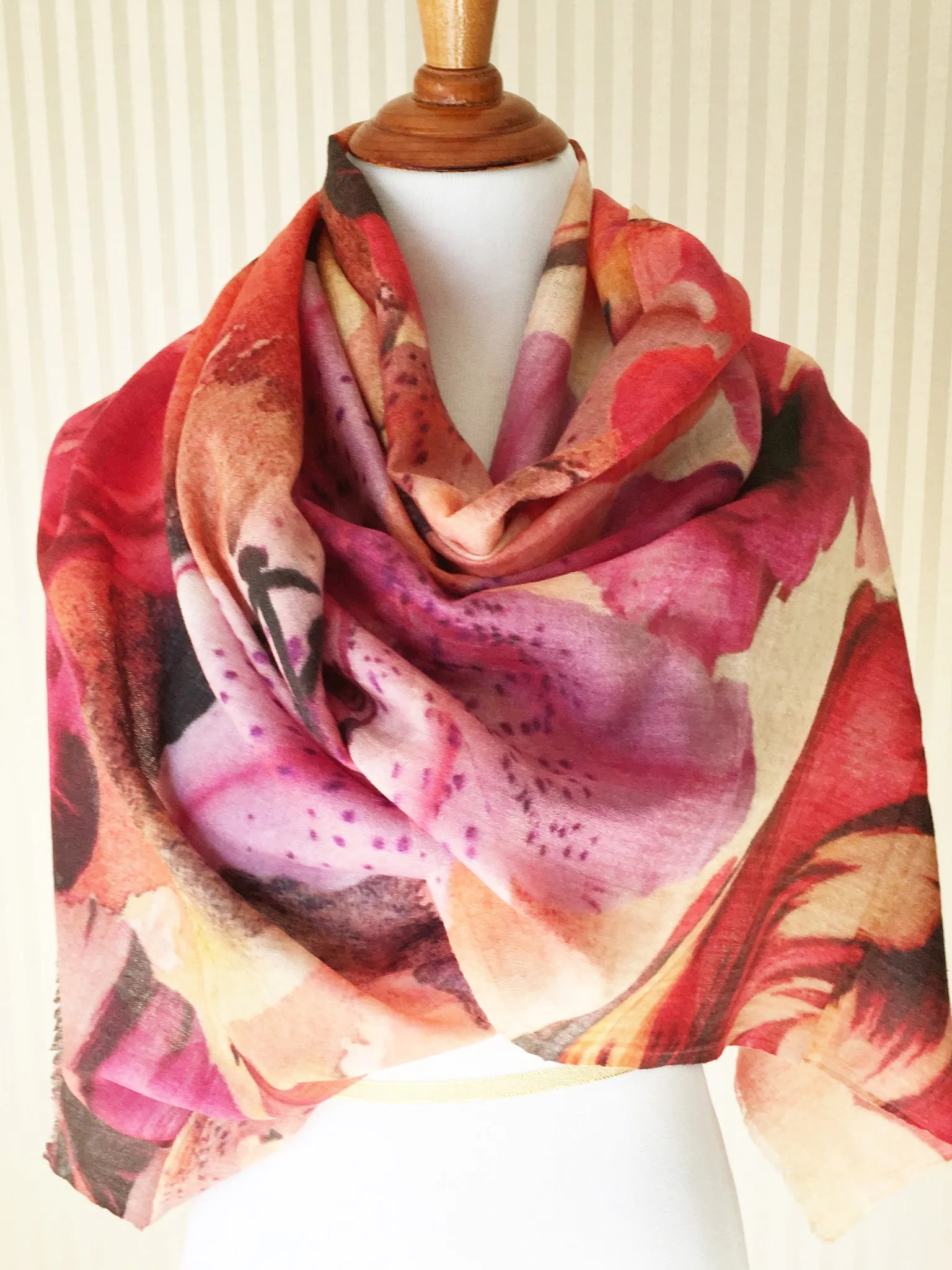 Spring Floral Scarf