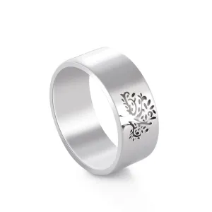 Stainless Steel Viking Tree of Life Finger Rings