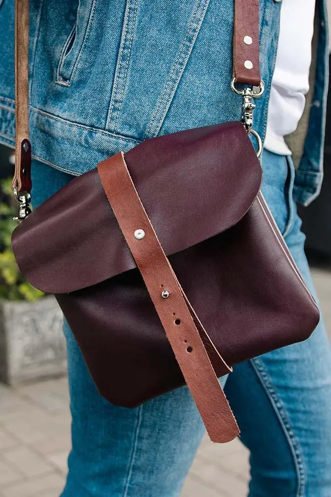 The Hustler - Leather Cross body Bag