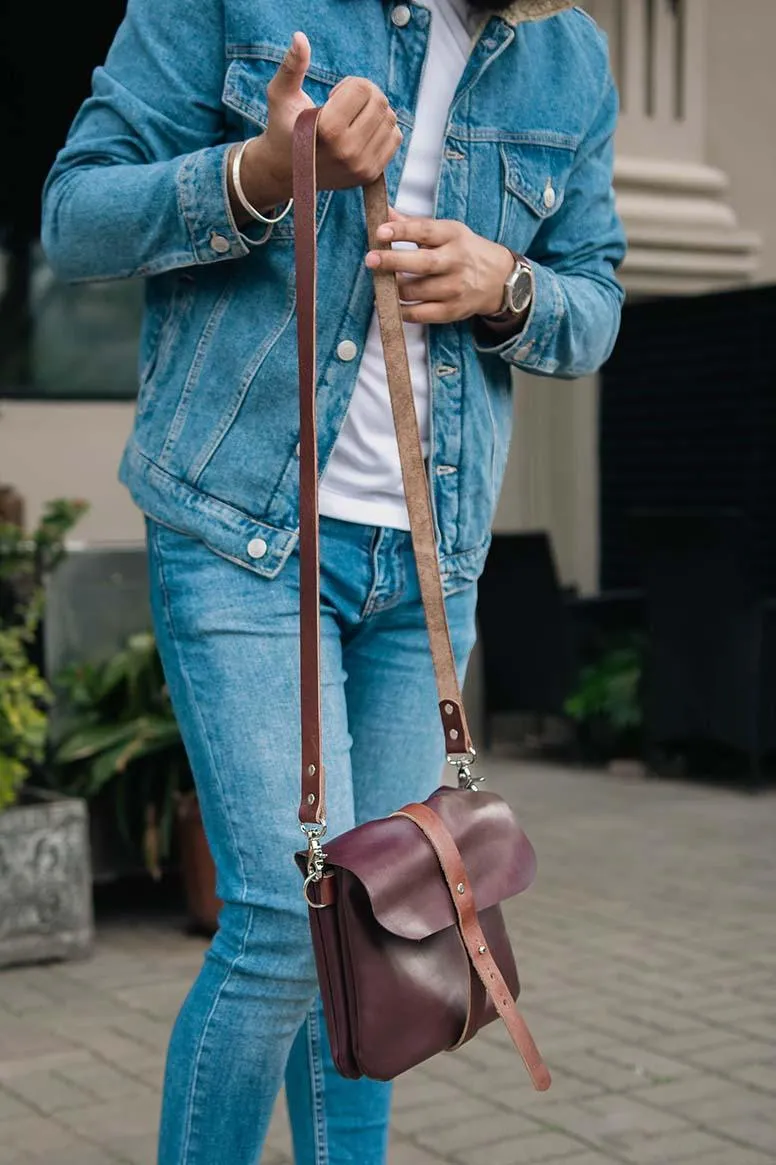 The Hustler - Leather Cross body Bag