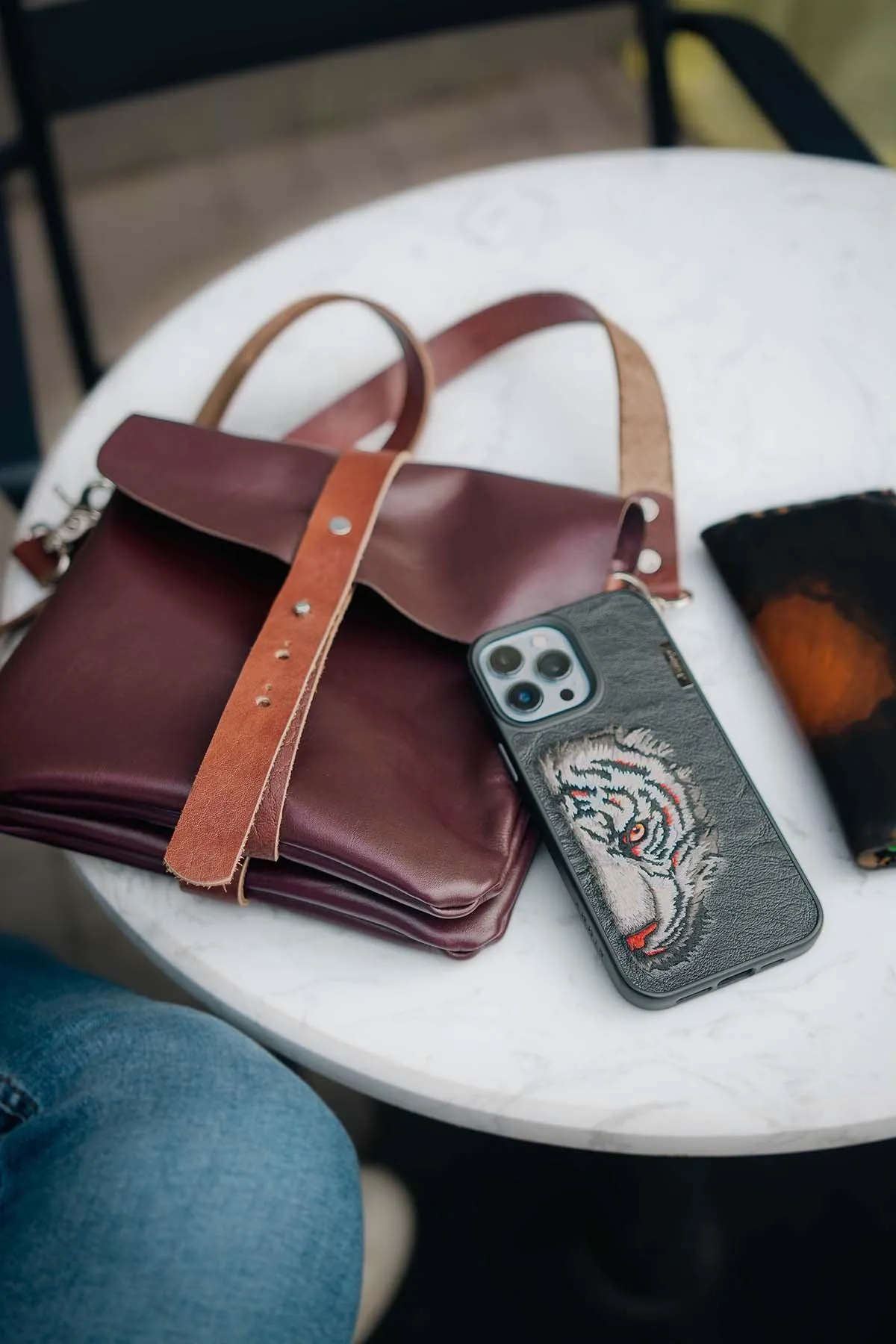 The Hustler - Leather Cross body Bag