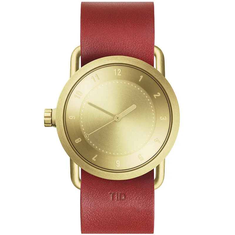 TID No.1 Gold Dial / Tan Leather Strap / Gold Buckle