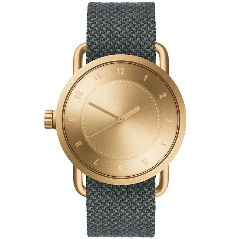 TID No.1 Gold Dial / Tan Leather Strap / Gold Buckle