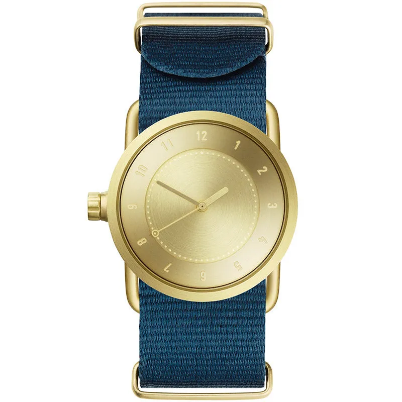 TID No.1 Gold Dial / Tan Leather Strap / Gold Buckle