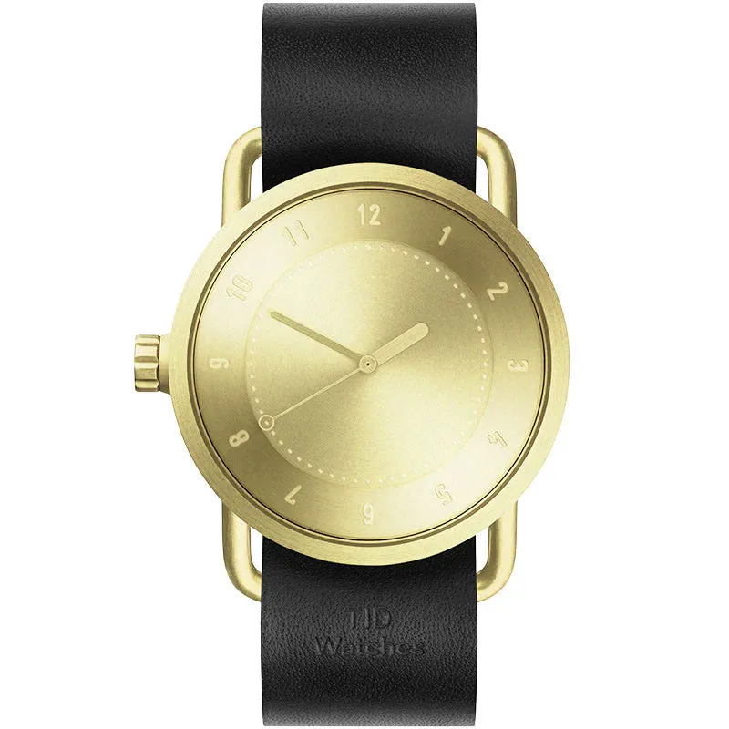 TID No.1 Gold Dial / Tan Leather Strap / Gold Buckle