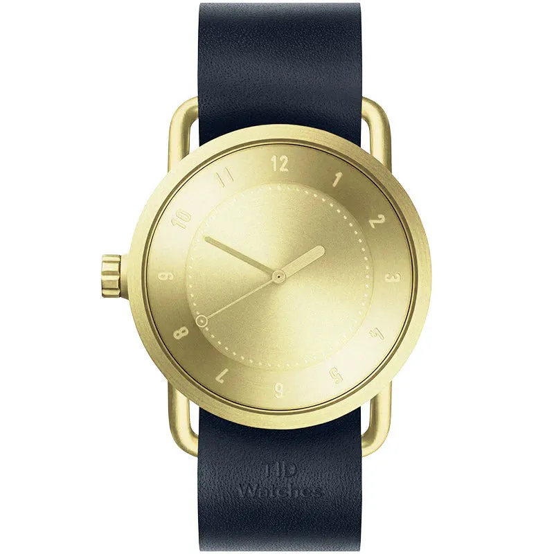 TID No.1 Gold Dial / Tan Leather Strap / Gold Buckle