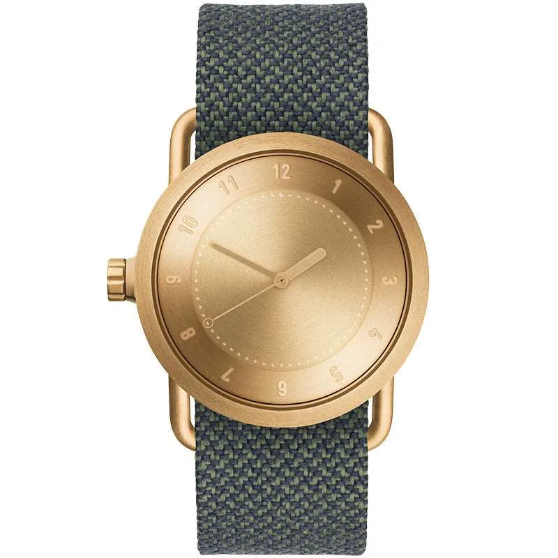 TID No.1 Gold Dial / Tan Leather Strap / Gold Buckle