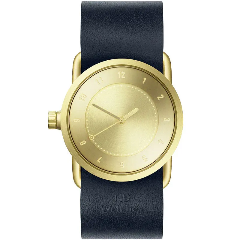 TID No.1 Gold Dial / Tan Leather Strap / Gold Buckle