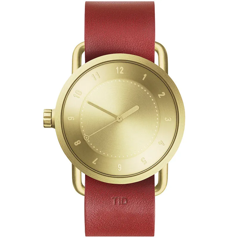 TID No.1 Gold Dial / Tan Leather Strap / Gold Buckle