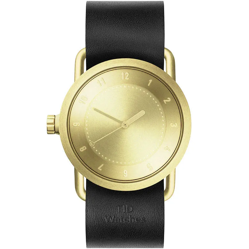 TID No.1 Gold Dial / Tan Leather Strap / Gold Buckle