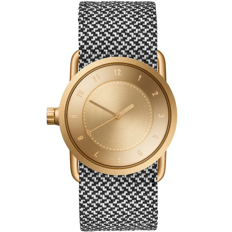 TID No.1 Gold Dial / Tan Leather Strap / Gold Buckle