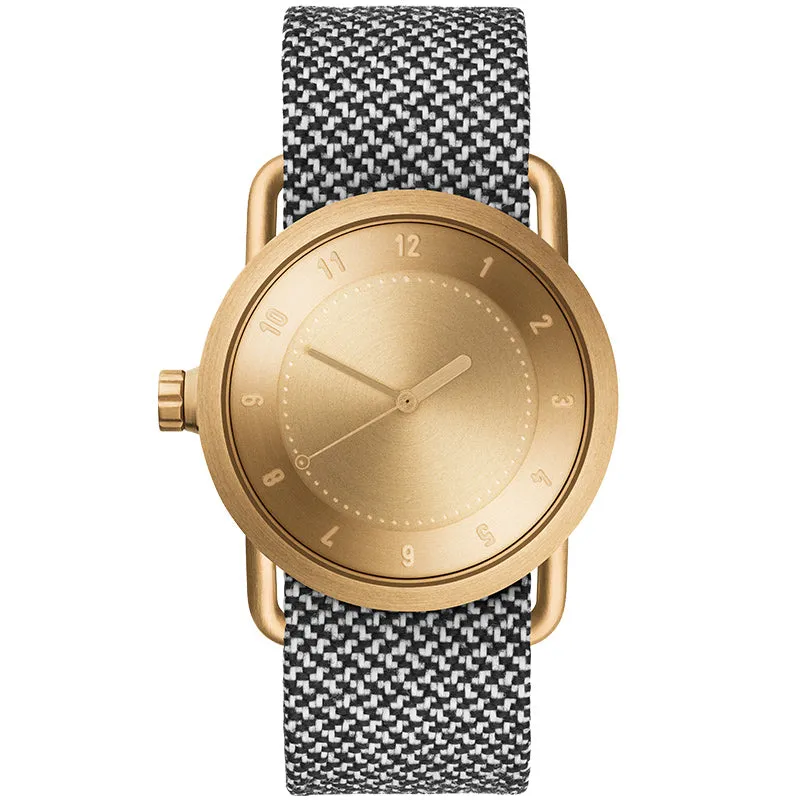 TID No.1 Gold Dial / Tan Leather Strap / Gold Buckle