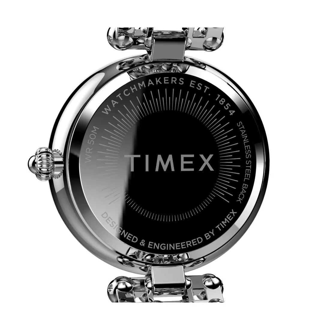 Timex Women 34 mm Size Silver-Tone Dial Analog Watch -TW2V02600