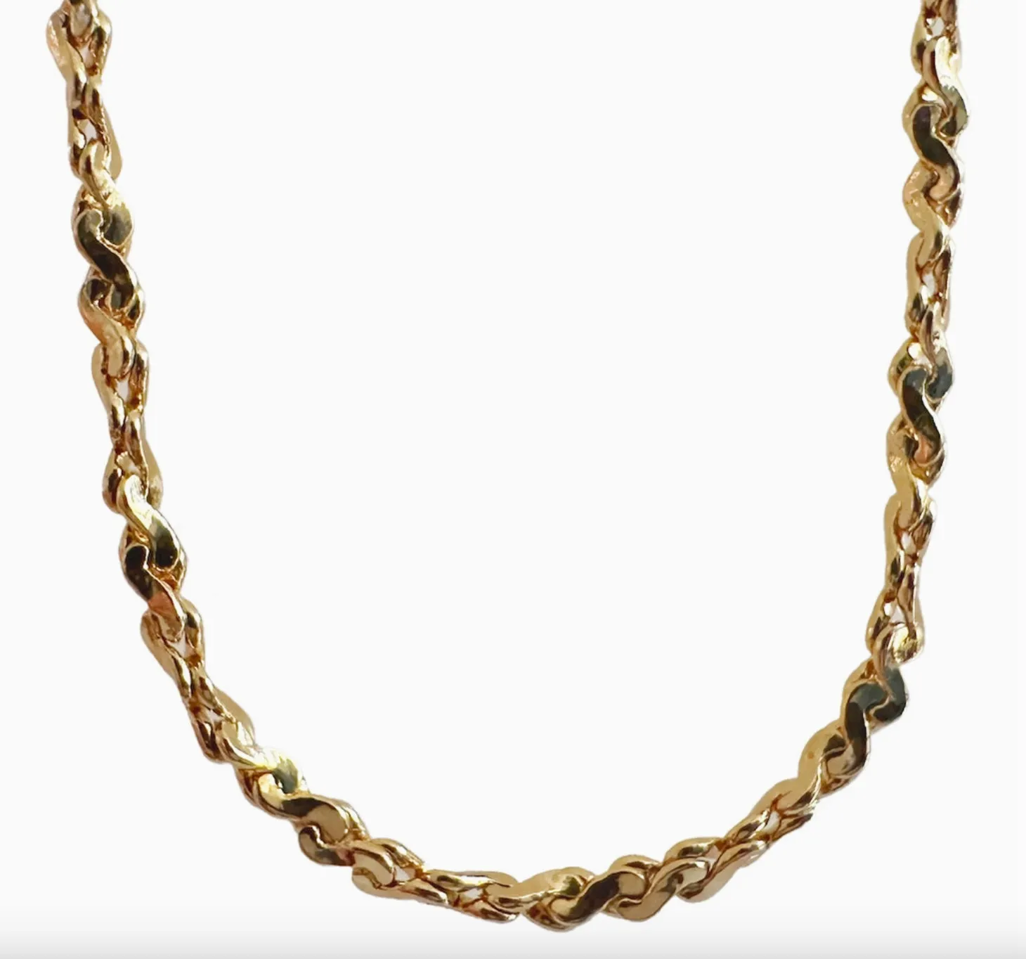 tinsel chain necklace