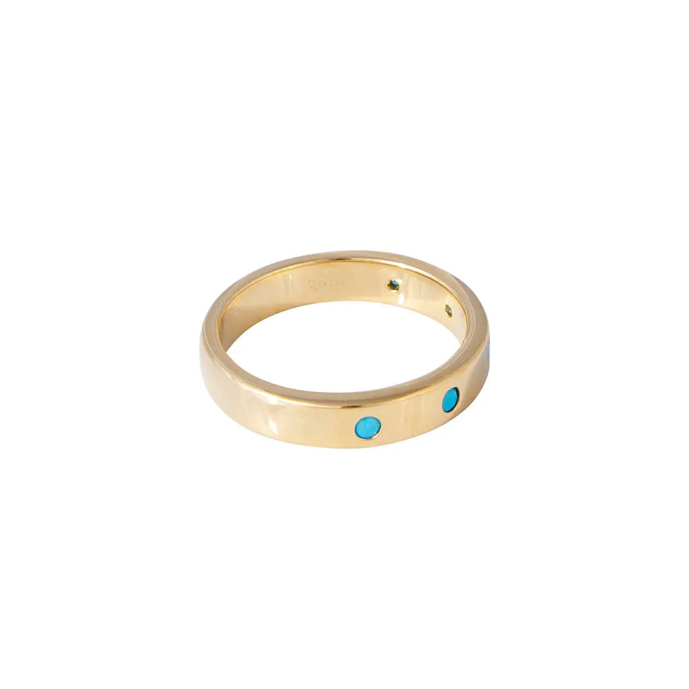 TURQUOISE CHEETAH STACKING BAND