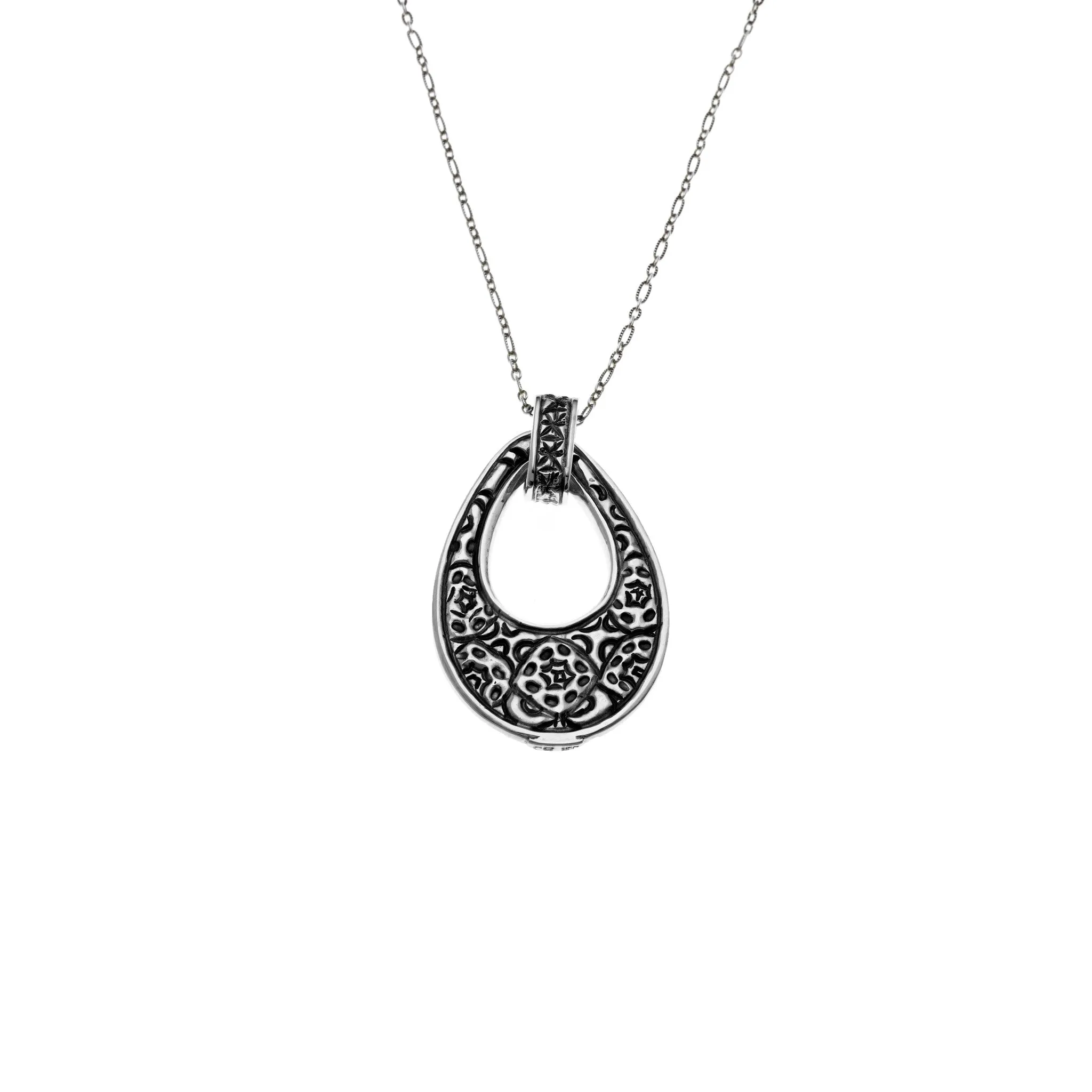 Wiener Werkstatte Reversible Oval Necklace