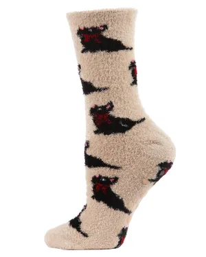 Winter Dog Cozy Non-Slip Crew Socks