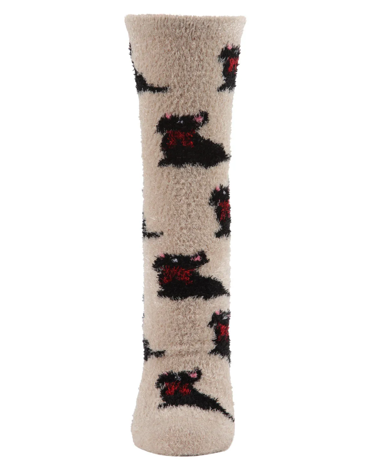 Winter Dog Cozy Non-Slip Crew Socks